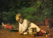 Baby at Play Thomas Eakins